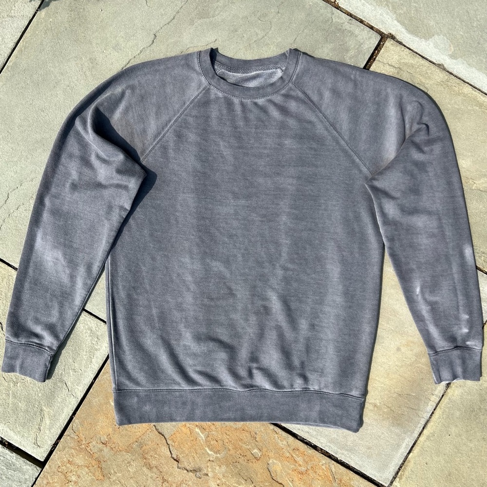 Hand Dyed Grey Crewneck Sweatshirt